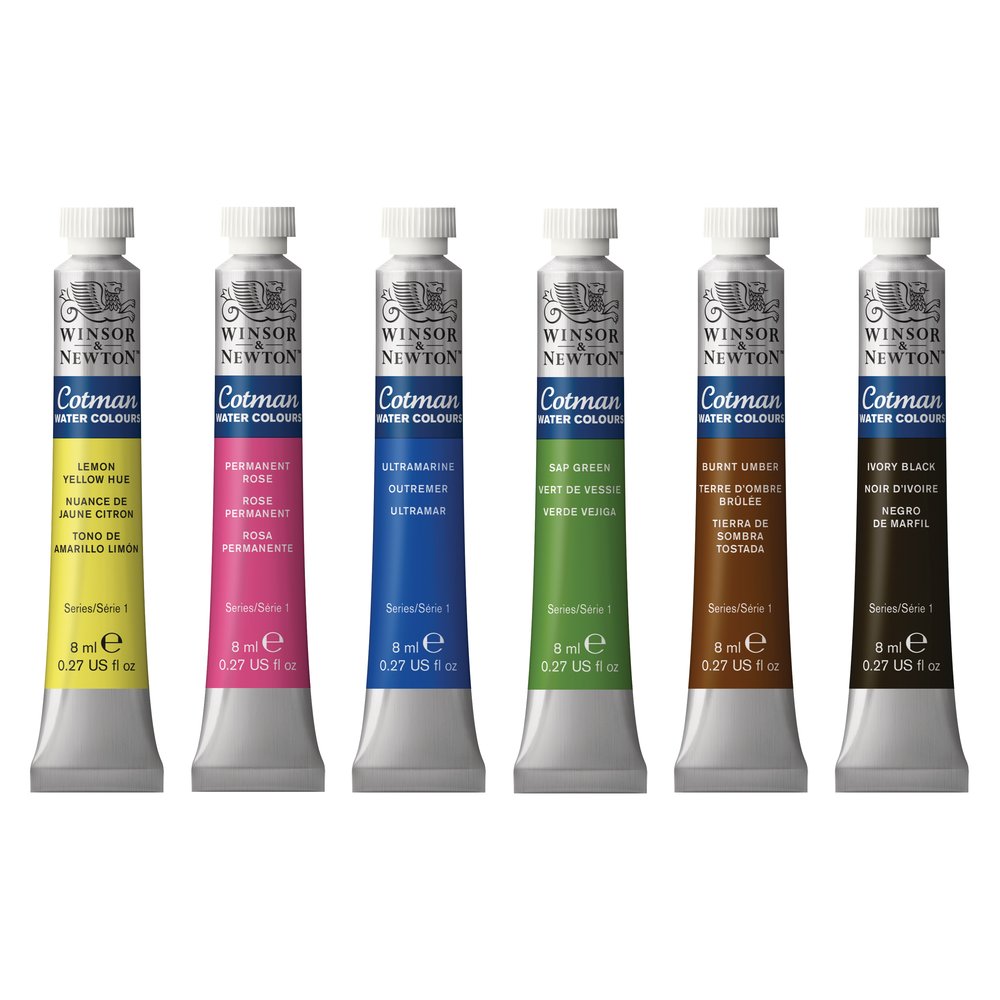 Winsor & Newton Acuarela Cotman Set 6x8ml