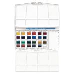 Winsor & Newton Acuarela Cotman Caja Pintor Plus 24 Semi Godet