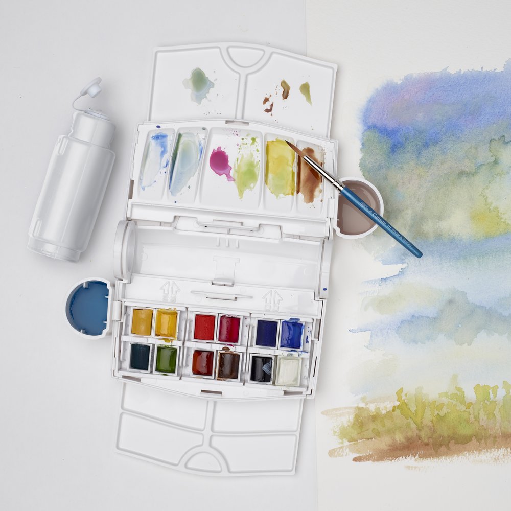 Winsor & Newton Acuarela Cotman Caja De Campo Plus Cotman