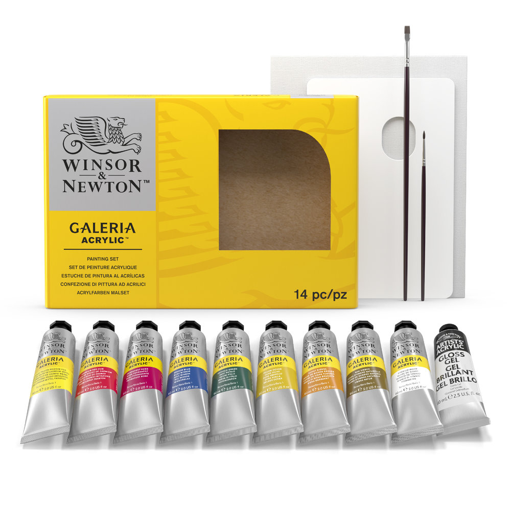 Winsor & Newton Acrílico Galeria Set Completo