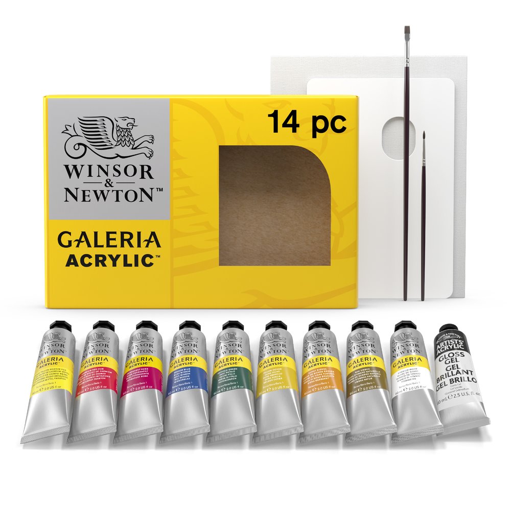 Winsor & Newton Acrílico Galeria Set Completo