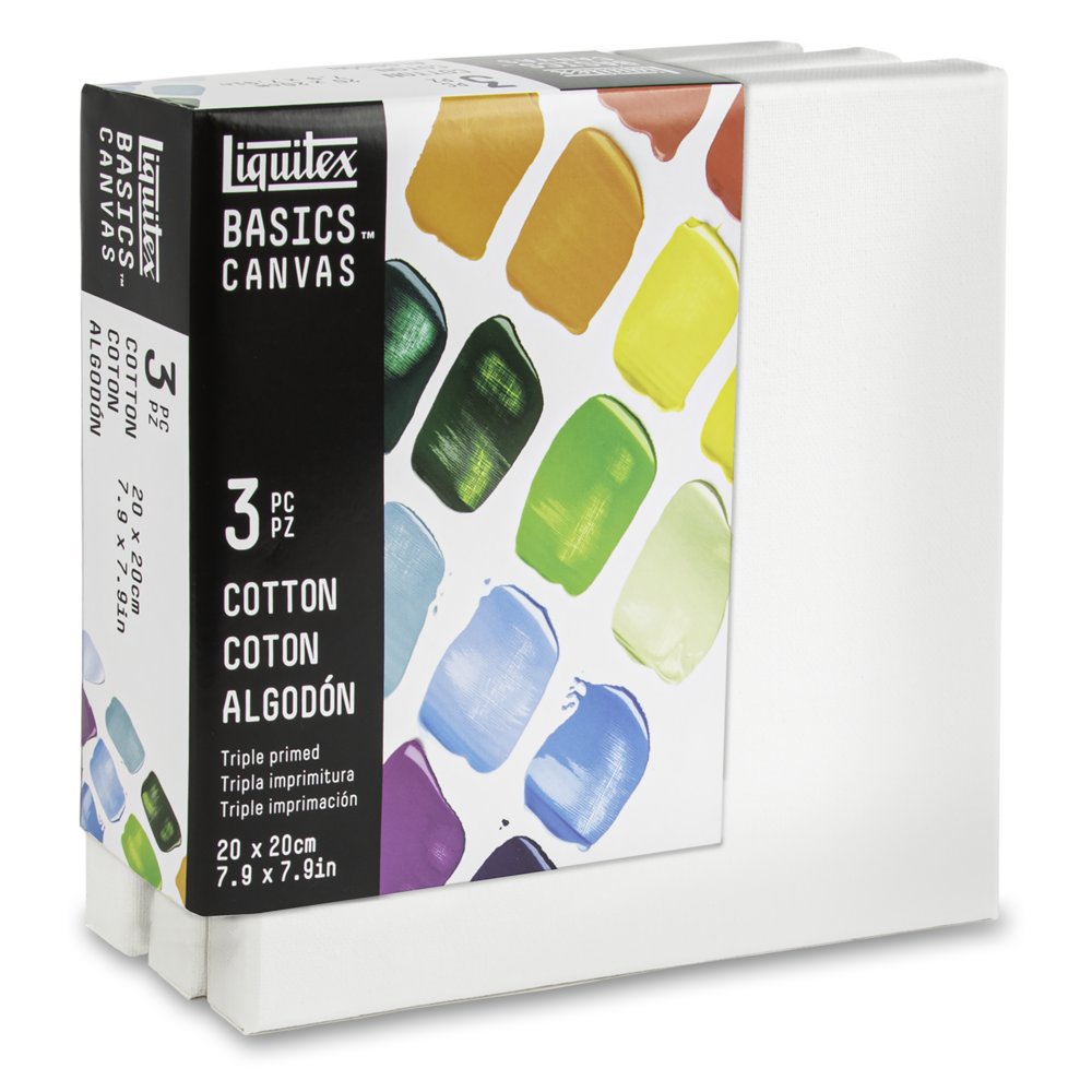 Liquitex Basics Lote 3 Bastidores 20x20cm