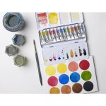 Winsor & Newton Acuarela Profesional Caja de Metal 12x5ml Tubos