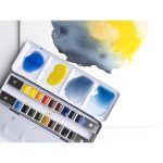 Winsor & Newton Acuarela Profesional Caja Metálica de Viaje x18 semi godet