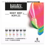 Liquitex Acrílico Heavy Body Set 6x59ml Fluorescentes