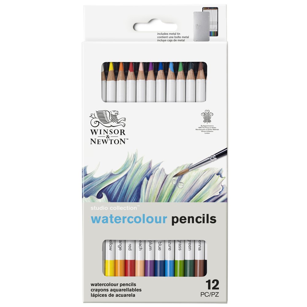 Winsor & Newton Studio Collection Lápices Acuarela x12