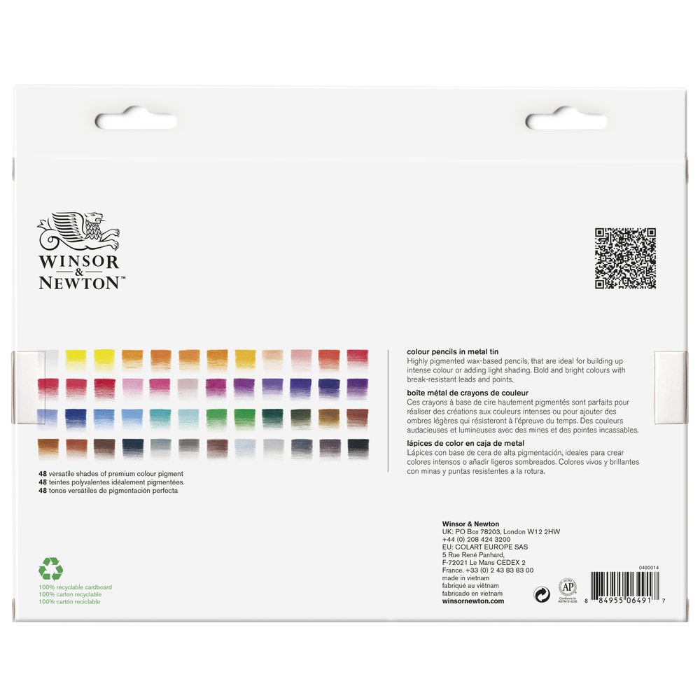 Winsor & Newton Studio Collection Lápices de Color x48