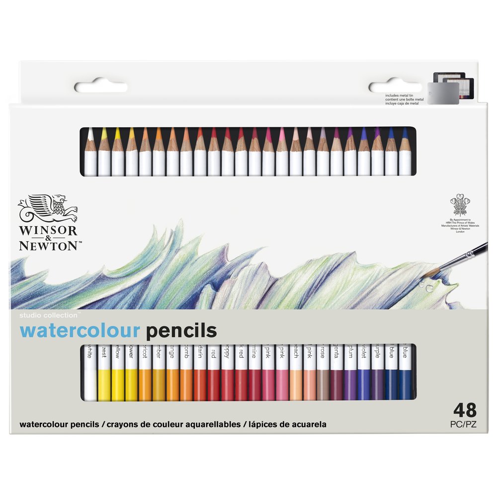 Winsor & Newton Studio Collection Lápices Acuarela x48