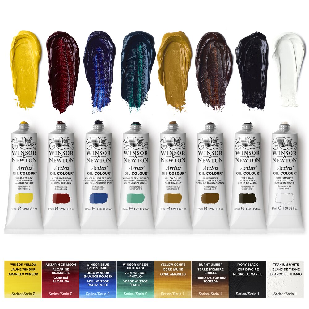 Winsor & Newton Maletín Estudio de Pinturas al Óleo Artists