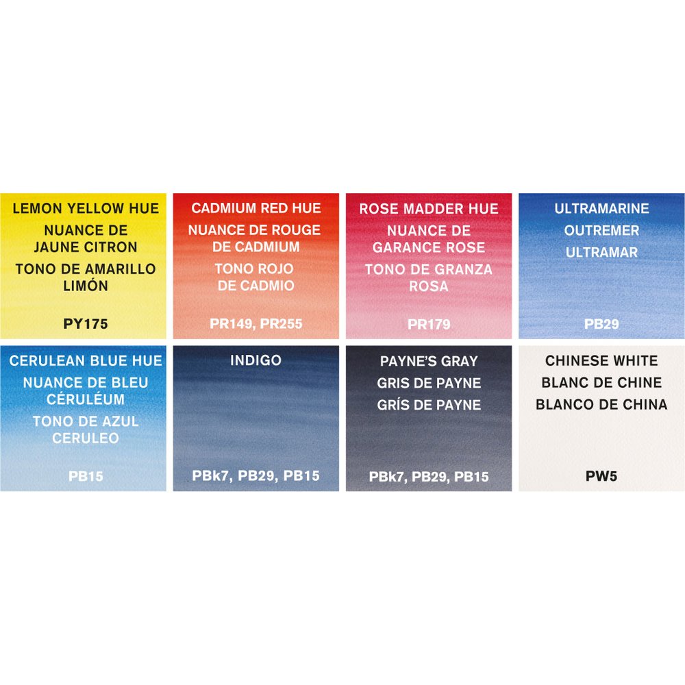 Winsor & Newton Acuarela Cotman Set Bolsillo Cielo 8x1/2 Godets