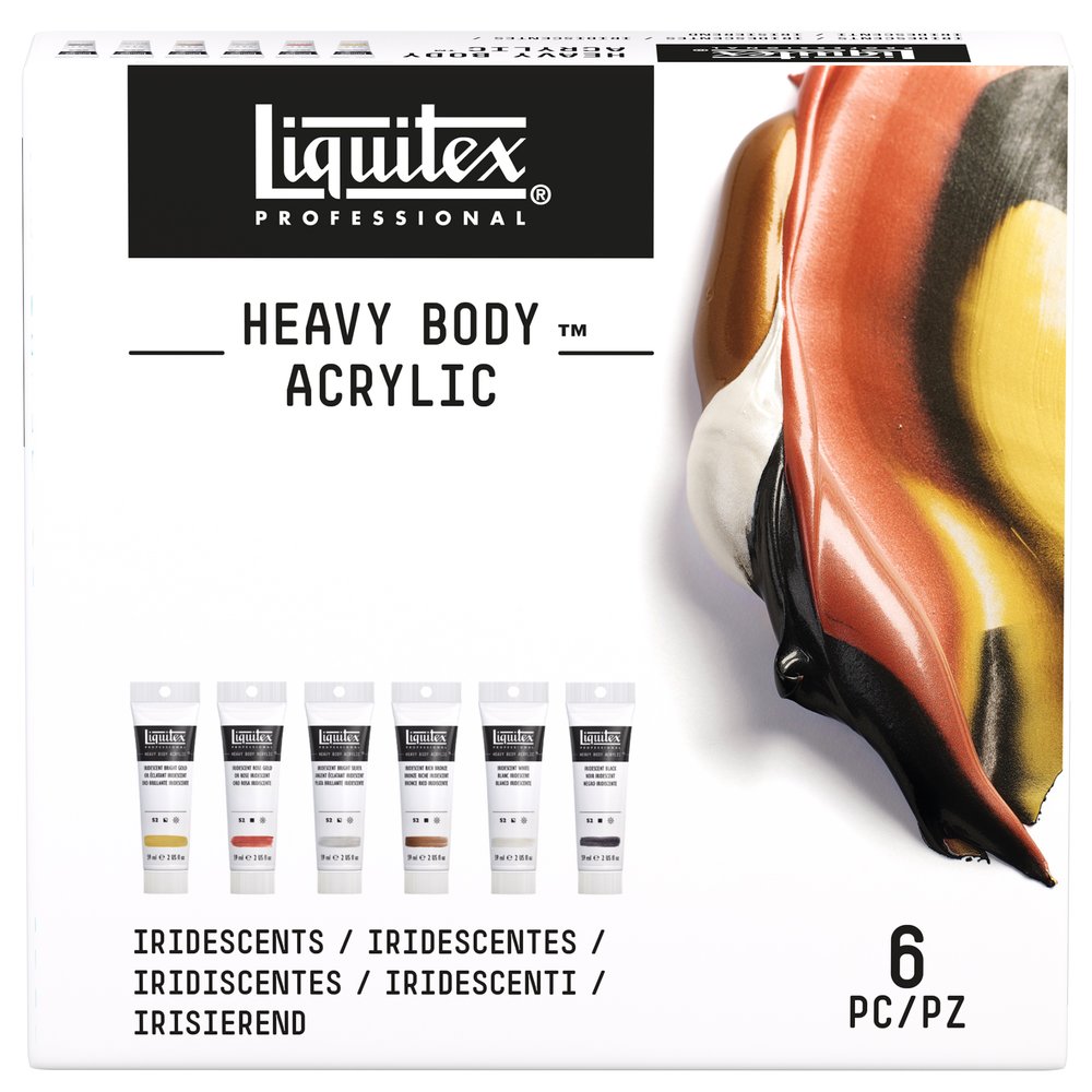 Liquitex Acrílico Heavy Body Set 6x59ml Iridiscentes