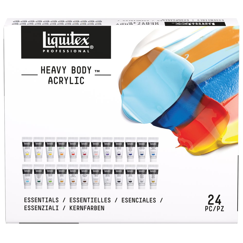 Liquitex Acrílico Heavy Body Set 24x22ml Esenciales