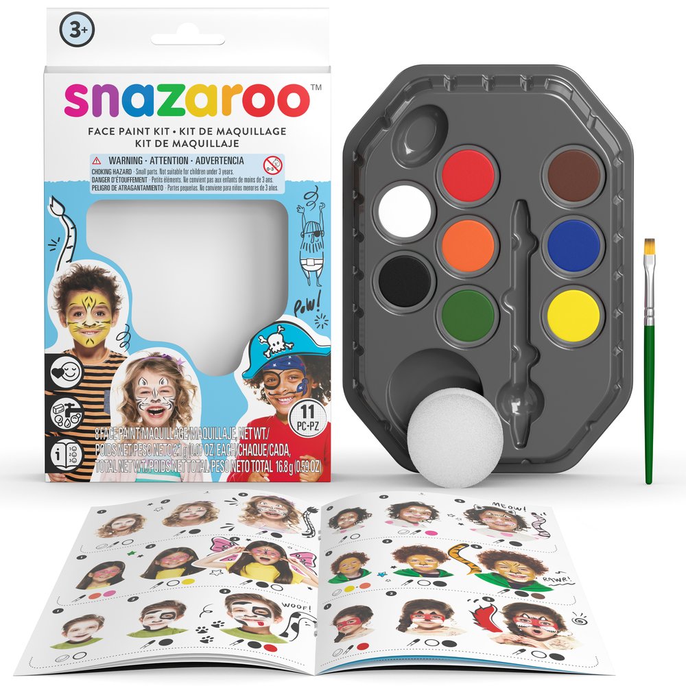 Snazaroo Kit Maquillaje de Pintura facial aventura