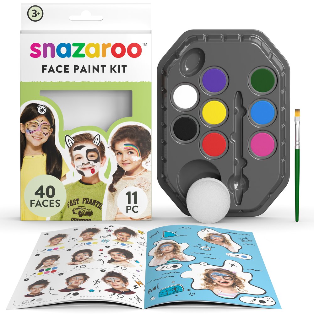 SnazarooKit de pintura facial arco iris