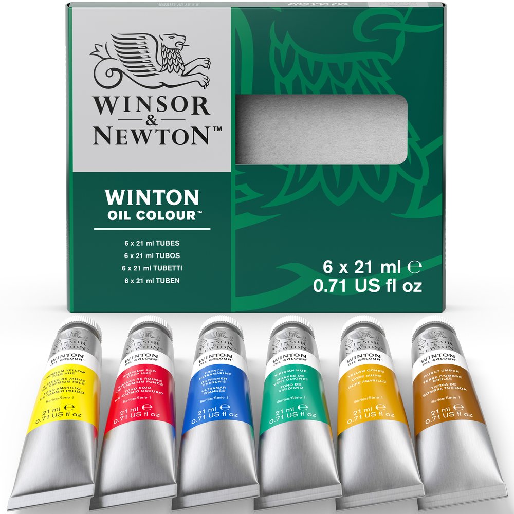 Winsor & Newton Óleo Winton Set 6x21ml Tubos