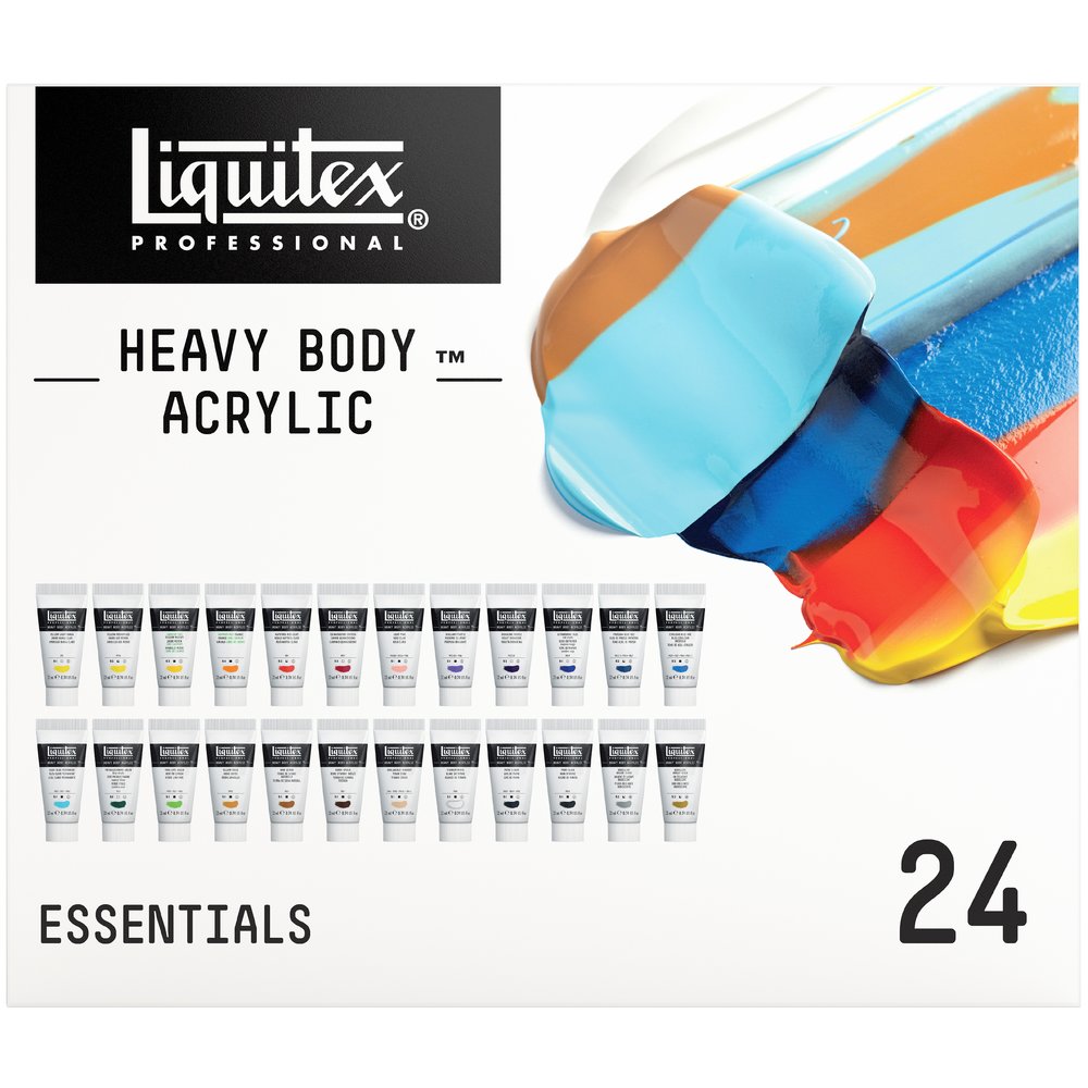 Liquitex Acrílico Heavy Body Set 24x22ml Esenciales