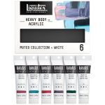 Liquitex Professional Heavy Body Set Muted Collection + Blanco