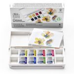 Winsor & Newton Acuarela Cotman Set Bolsillo Floral 8x1/2 Godets