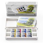 Winsor & Newton Acuarela Cotman Set Bolsillo Paisaje 8x1/2 Godets