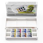 Winsor & Newton Acuarela Cotman Set Bolsillo Paisaje 8x1/2 Godets