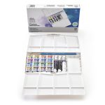 Winsor & Newton Acuarela Cotman Caja Pintor Plus 16 S.Godet+3 Tubos