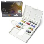 Winsor & Newton Acuarela Profesional Compacta 14x1/2 godets + Pincel