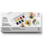 Winsor & Newton Acuarela Cotman Set Bolsillo Floral 8x1/2 Godets