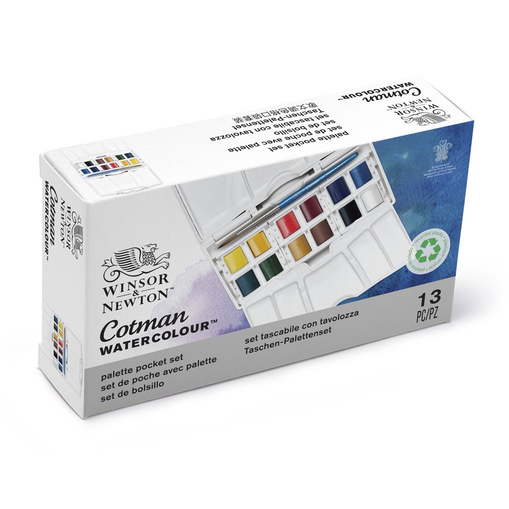 Winsor & Newton Acuarela Cotman Caja Bolsillo Plus Cotman