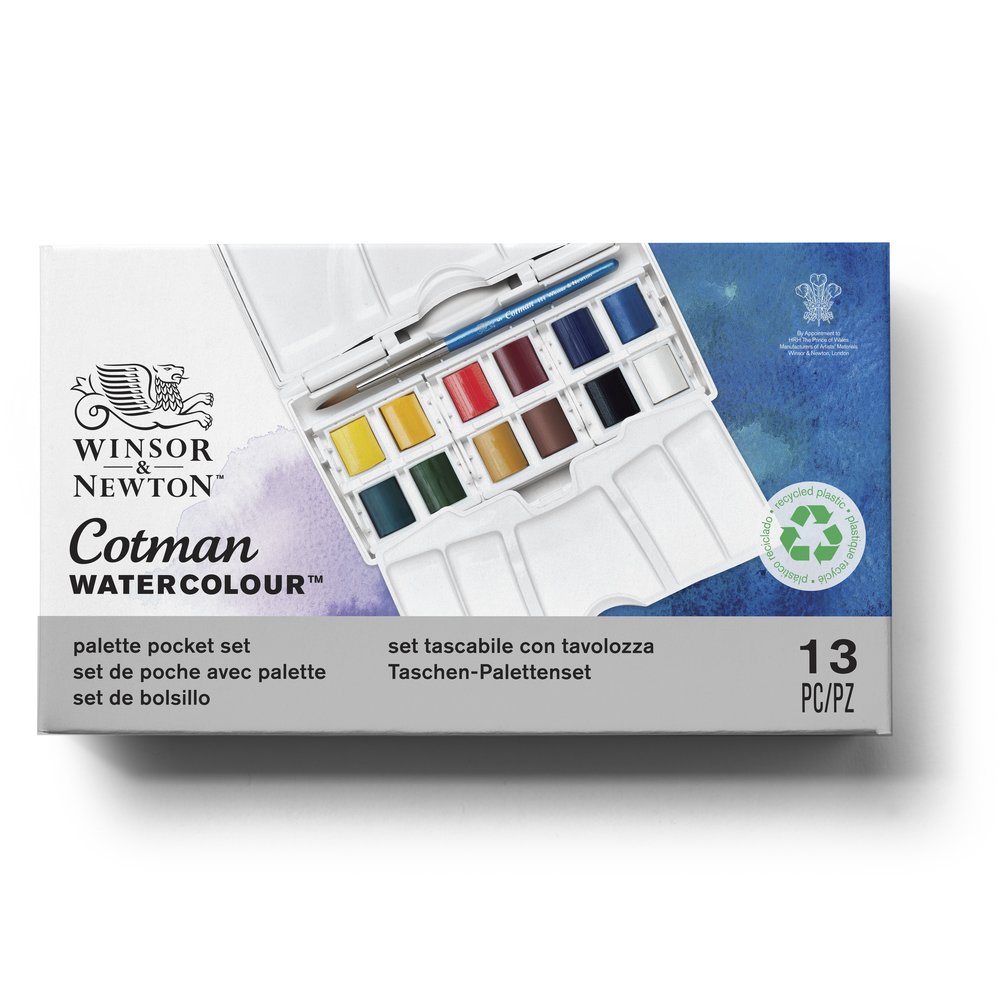 Winsor & Newton Acuarela Cotman Caja Bolsillo Plus Cotman