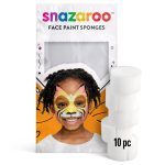 Snazaroo Esponjas Semicirculares de Alta Densidad - Set de 10 - Universal