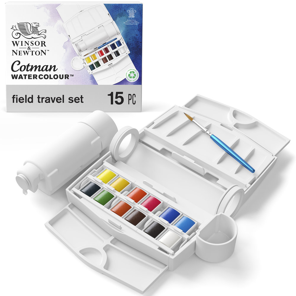 Winsor & Newton Acuarela Cotman Caja De Campo Plus Cotman