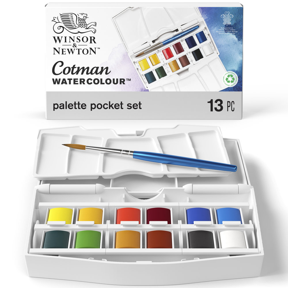 Winsor & Newton Acuarela Cotman Caja Bolsillo Plus Cotman