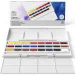 Winsor & Newton Acuarela Cotman Caja Estudio 24 godets