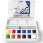 Winsor & Newton Acuarela Cotman Pincel Set 12 semi godet