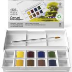 Winsor & Newton Acuarela Cotman Set Bolsillo Paisaje 8x1/2 Godets