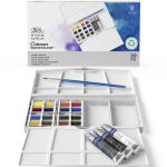 Winsor & Newton Acuarela Cotman Caja Pintor Plus 16 S.Godet+3 Tubos