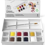 Winsor & Newton Acuarela Cotman Set Bolsillo Retrato 8x1/2 Godets