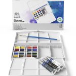 Winsor & Newton Acuarela Cotman Caja Pintor Plus 16 S.Godet+3 Tubos