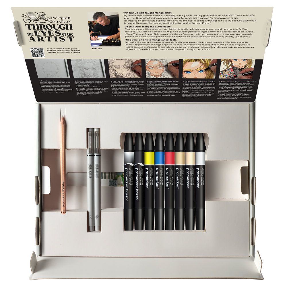 Winsor & Newton Graphic Art Set - Manga