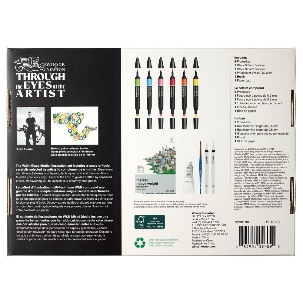 Winsor & Newton Mixed Media Set - Ilustracion