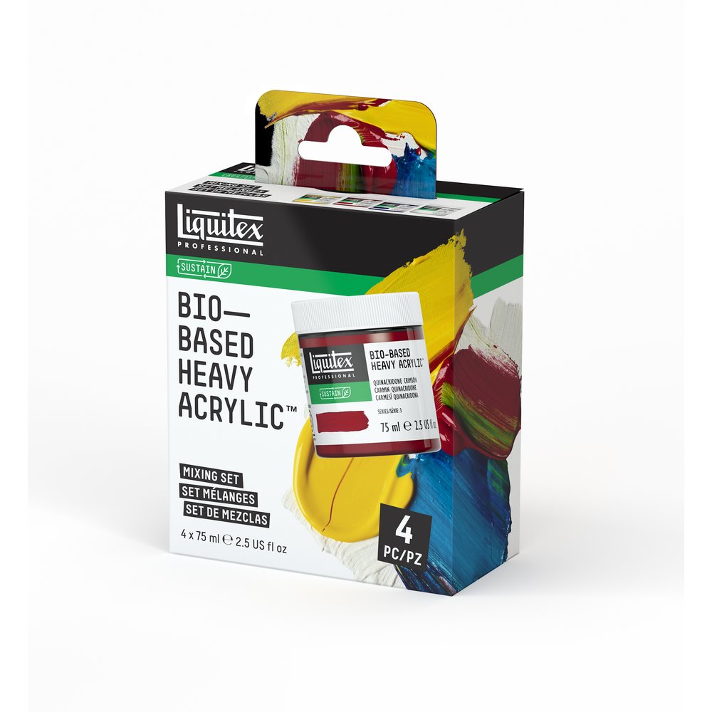 Liquitex Bio-Based Heavy Acrylic 4x75ml Set - Mezclando