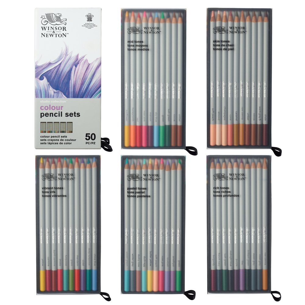 Winsor & Newton Studio Collection Lapices Color x50