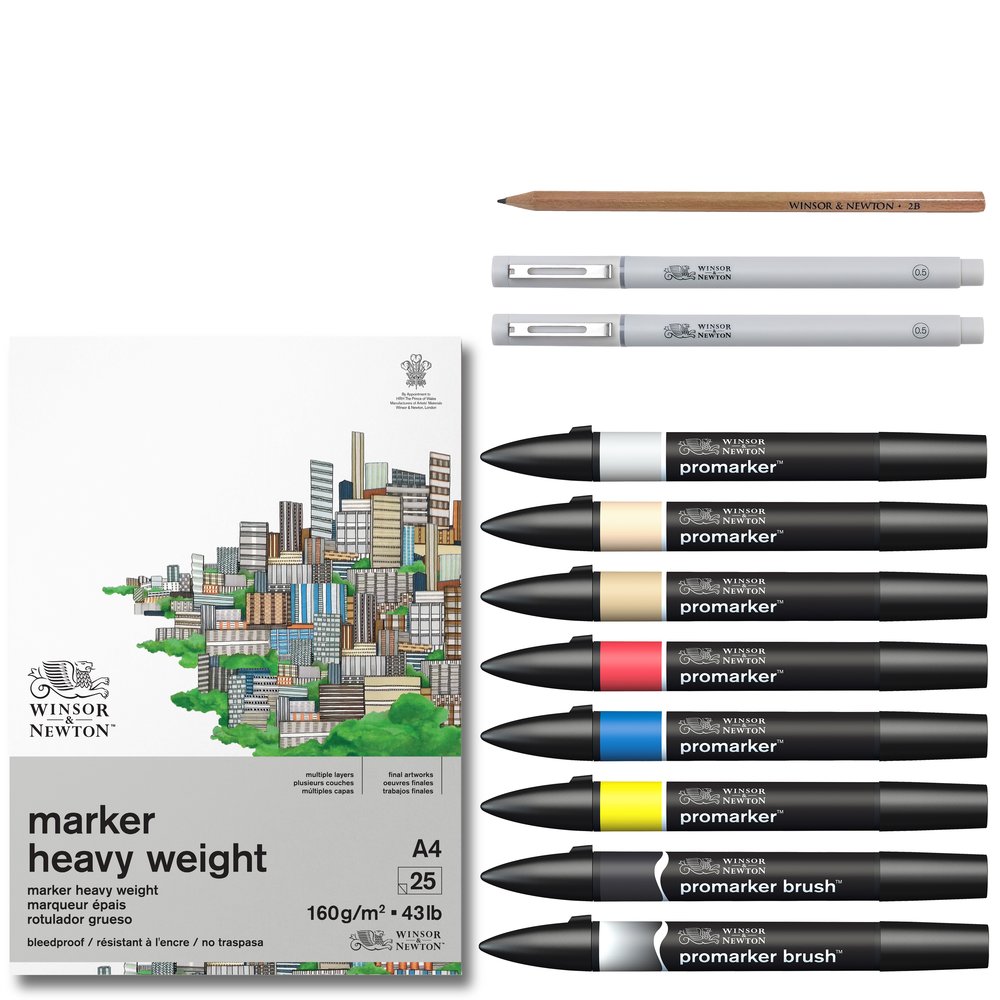 Winsor & Newton Graphic Art Set - Manga