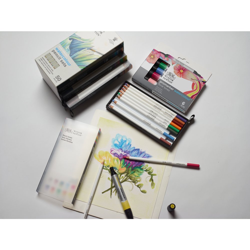 Winsor & Newton Studio Collection Lapices Acuarela x50