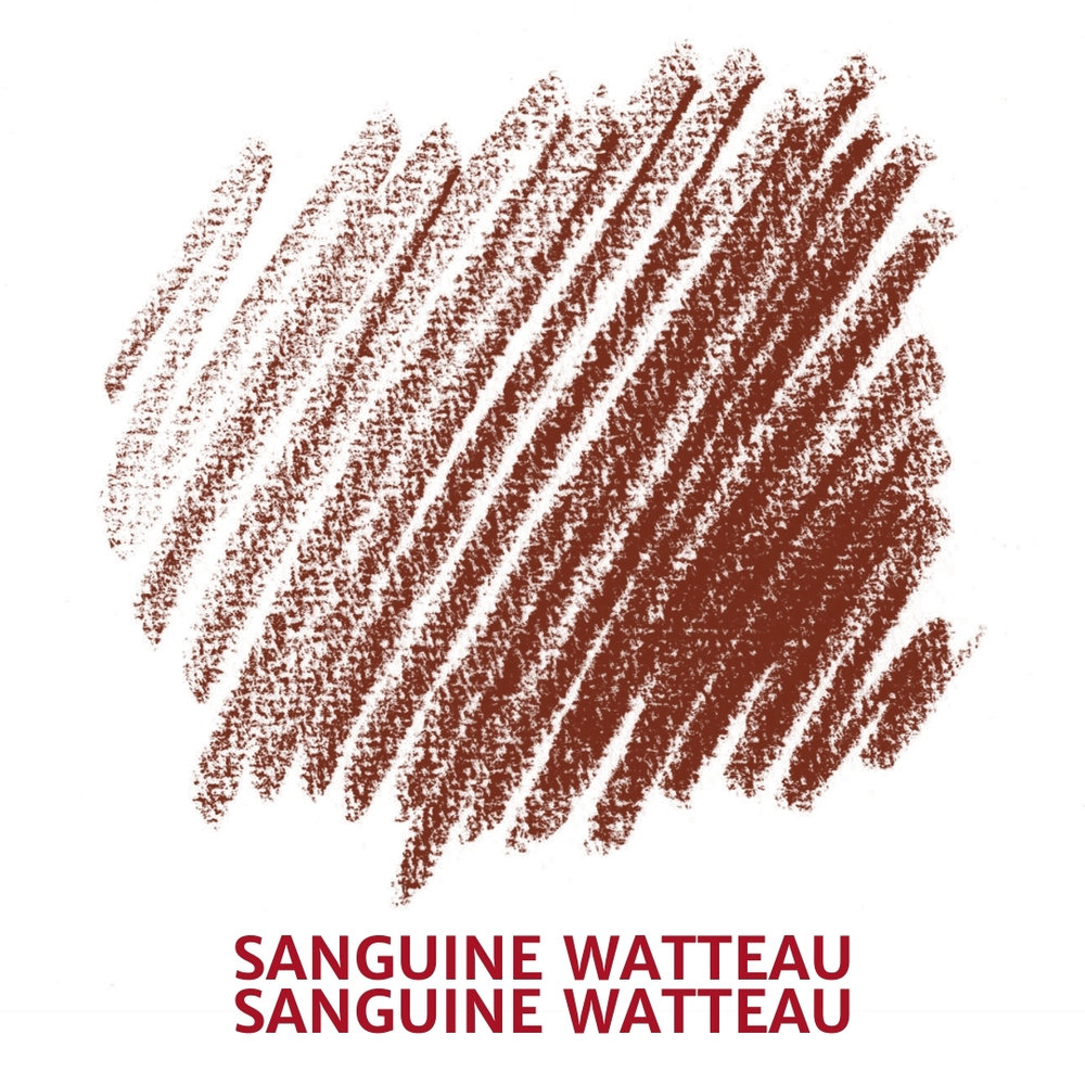 Conté à Paris Caja 12 Carres Sanguina Wateau