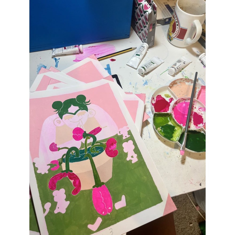 Winsor & Newton Designers Gouache Set Tubos 5x14ml Colores Botanicos