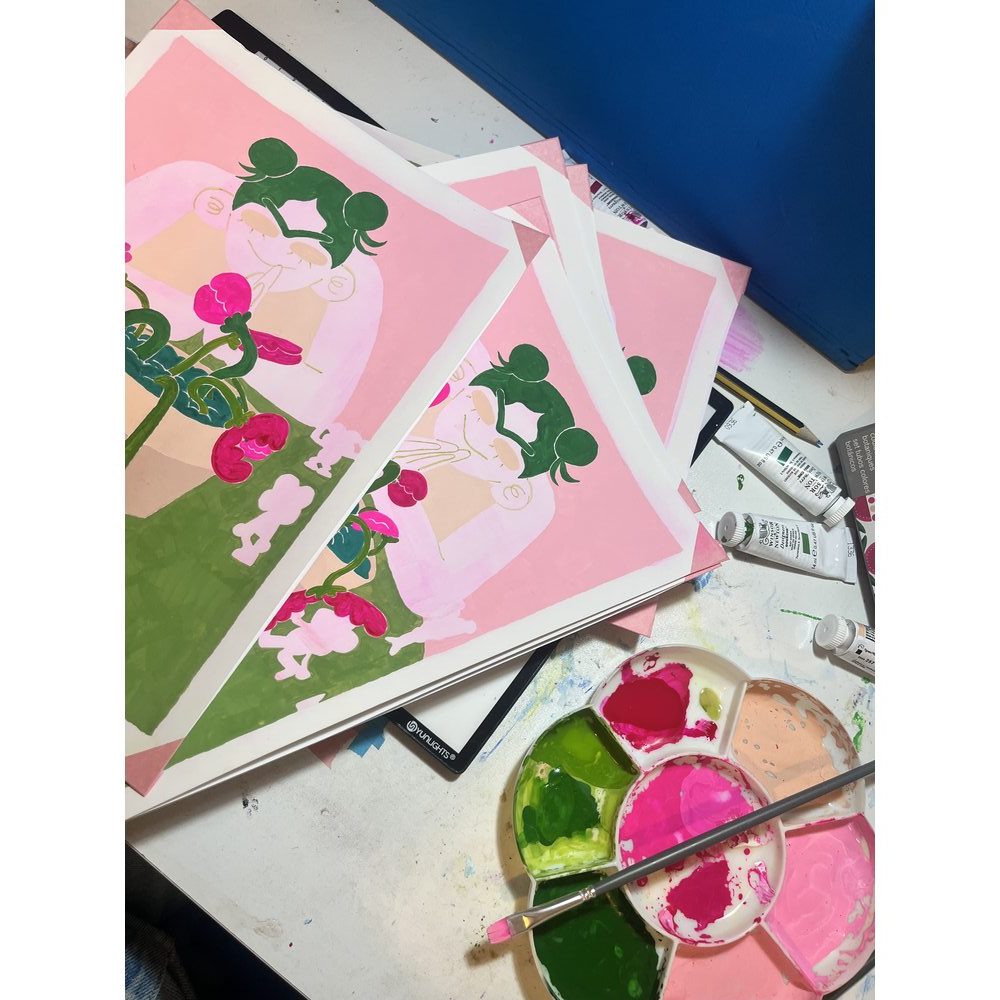 Winsor & Newton Designers Gouache Set Tubos 5x14ml Colores Botanicos