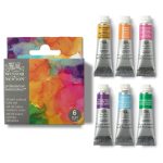 Winsor & Newton Acuarela Profesional Set Tubos 6x5ml Colores Vibrantes