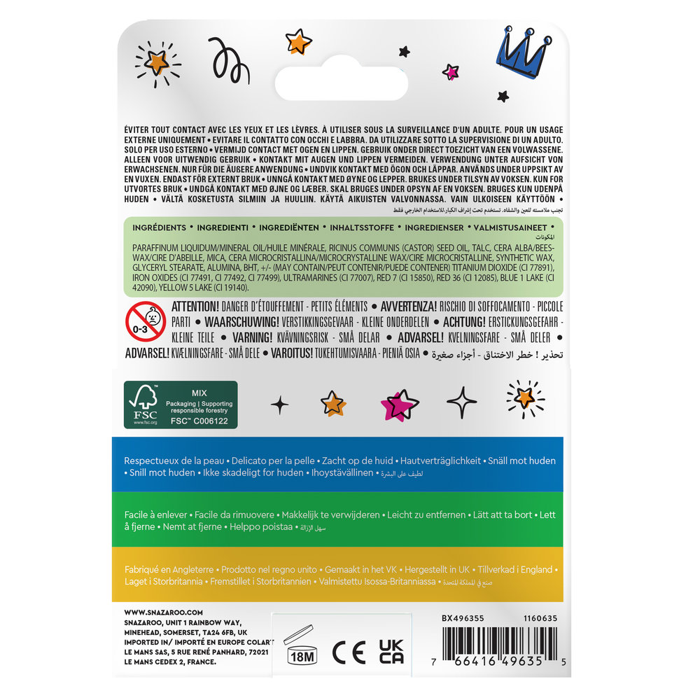 Snazaroo Sea Stamps  - Western Europe/US