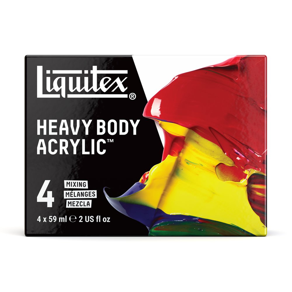 Liquitex Set Mezcla Acrílica Heavy Body x4